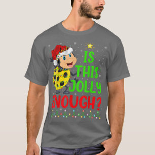 De grappige kerstboom is dit alleen genoeg ladybug t-shirt