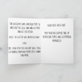 De Grappige Kerstkaart van de Egel van de vakantie Feestdagen Kaart (Binnen)