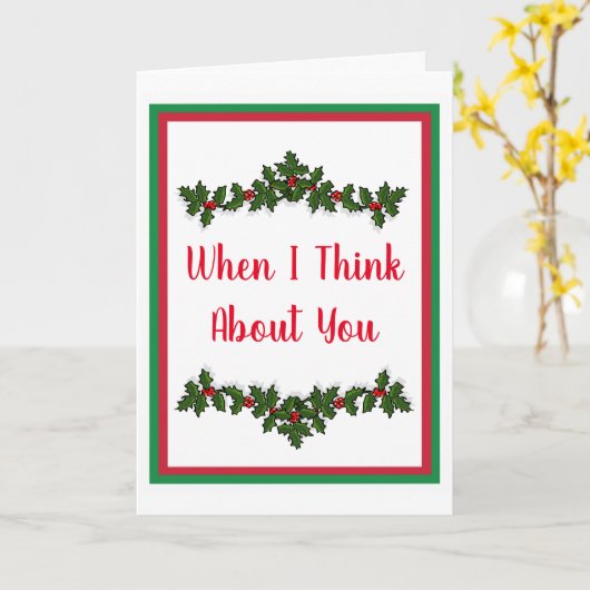 De grappige Kerstkaart van het Elf Kaart (Gele Bloem)