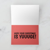 De grappige Kerstkaarten van Donald Trump Feestdagen Kaart (Binnen)