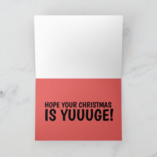 De grappige Kerstkaarten van Donald Trump Feestdagen Kaart (Binnen)