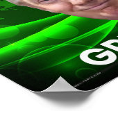 De grappige kerstman 2024 maakt kerst weer geweldi poster (Hoek)