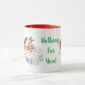 De grappige kerstman is niets voor je kerstMok Mok (Midden)