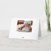 De grappige Kerstman Xbox één meme Feestdagen Kaart (Achterkant)