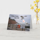 De grappige klantgerichte kaart van de (Gele Bloem)