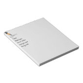 De grappige Medewerker van het Citaat van het Werk Notitieblok (Schuin)