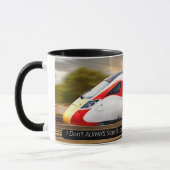 De grappige Mok van de Trein houdt niet altijd kij (Links)