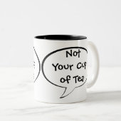 De grappige Mokken van de Gift van het Citaat van (Voorkant rechts)