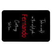 De grappige Naam van de Douane neemt een Lok op de Magneet (Horizontaal)