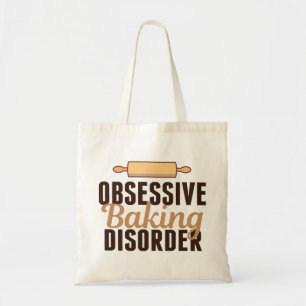 De grappige Obsessieve Wanorde van het Baksel Tote Bag
