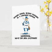 De grappige Papa van het Honkbal van Vaderdag Kaart (Gele Bloem)