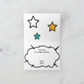 De grappige PARTIJ van het Boek! Dank u kaarden Bedankkaart (Binnen)