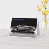 De grappige Pop van de Verjaardag van de Kaart (Gele Bloem)