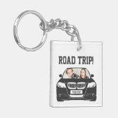 De grappige Reis van de Weg van de Foto van de Sleutelhanger (Voorkant Links)