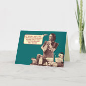 De grappige Retro Kaart van de Huisvrouw (Voorkant)