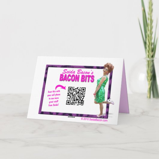 De grappige Retro Kaart van de Verjaardag van de (Achterkant)