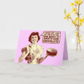 De grappige Retro Kaart van de Verjaardag van de (Gele Bloem)