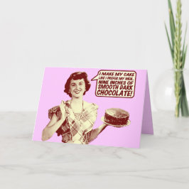 De grappige Retro Kaart van de Verjaardag van de