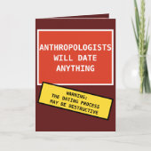 De grappige Rode Antropologen zullen alles doen Kaart (Voorkant)