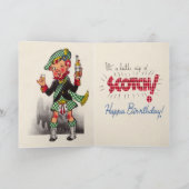 De grappige Schotse Kaart van de Verjaardag (Binnen)