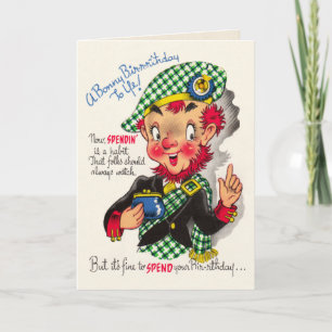 De grappige Schotse Kaart van de Verjaardag