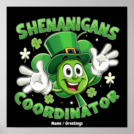 De Grappige Shenanigans Coördinator Poster (Voorkant)