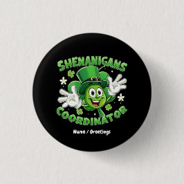 De grappige Shenanigans-coördinator Ronde Button 3,2 Cm
