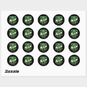 De grappige Shenanigans-coördinator Ronde Sticker (Vel)