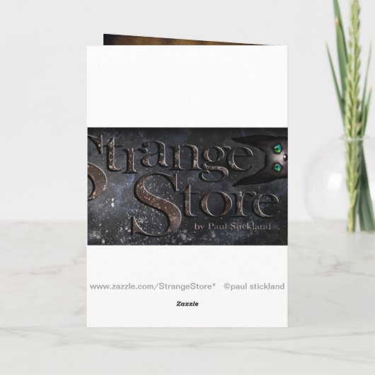 De grappige Sleeplijn van het Monster Kaart (Achterkant)