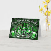 De grappige St. Patrick Kaart van de Dag: Ierse (Gele Bloem)