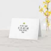 De grappige St. Patricks Kaart van de Dag (Gele Bloem)