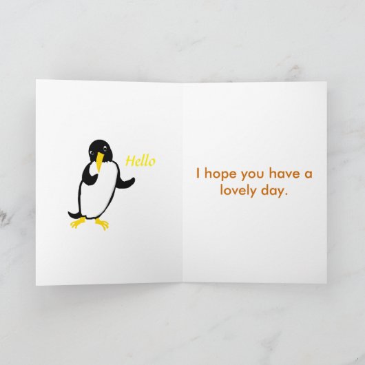 De grappige Struisvogel, Zoon, voegt naam, de Kaart (Binnen)