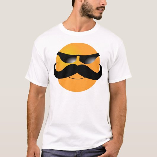 De grappige T-shirts van de Snor, het Gezicht van (Voorkant)