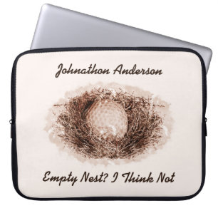 De grappige Teruggetrokken Lege Pensionering van Laptop Sleeve