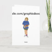 De Grappige Thanksgiving van het Varken van de Feestdagen Kaart (Achterkant)