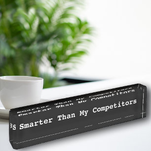 De grappige Uitvoerende Borden van de Naam van het Naambordje