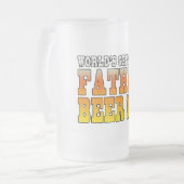 De grappige vaders werelden de grootste vader die  matglas bierpul (Voorkant links)