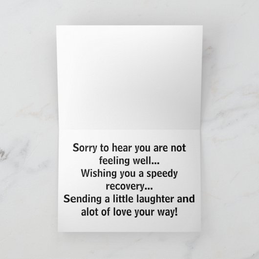 De grappige Val van de Muis Feestdagen Kaart (Binnen)