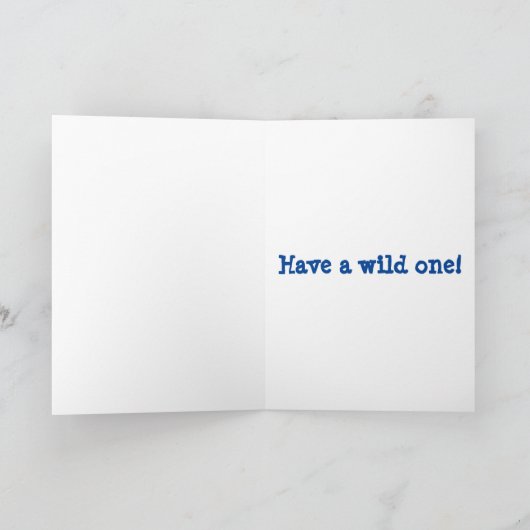 De Grappige Verjaardag van de Oude dag Kaart (Binnen)