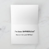 De grappige Verjaardag van de Panda, geen cake? Kaart (Binnen)