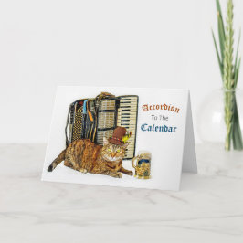 De grappige Verjaardag van het Kat van de Kaart