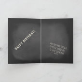 De grappige Verjaardag van het Ontwerp van het Kaart (Binnen)