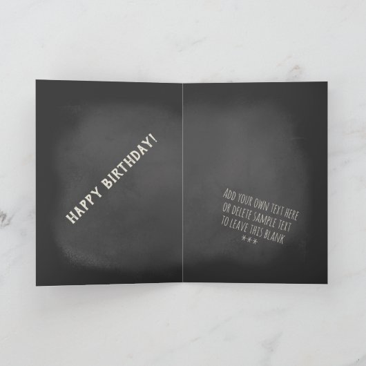 De grappige Verjaardag van het Ontwerp van het Kaart (Binnen)