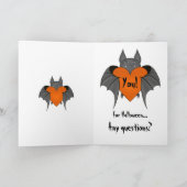 De grappige verliefde romantische vampier van kaart (Binnen)