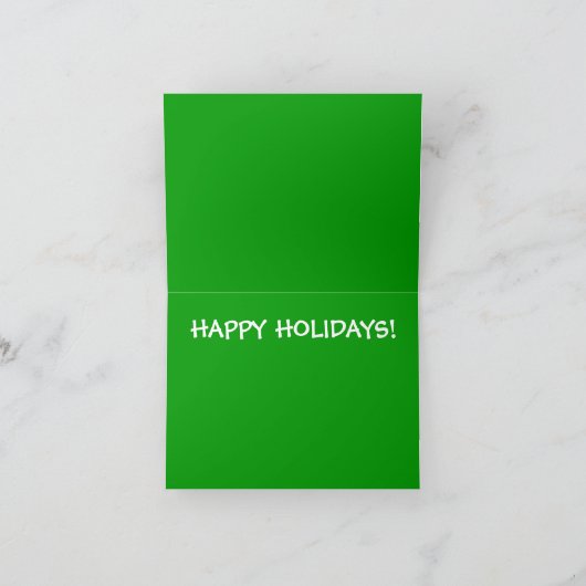 De Grappige Vermomming van Turkije van de Feestdagen Kaart (Binnen)