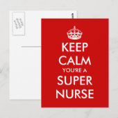 De grappige verpleegstersweek briefkaarten van de (Voorkant / Achterkant)