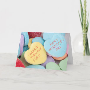 De grappige Verworpen Kaart van de Valentijnsdag
