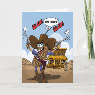 De grappige Wensen van de Verjaardag - de Cowboy Kaart