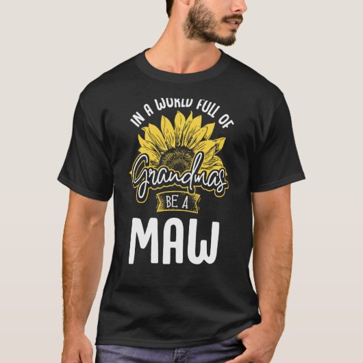 De grappige wereld vol oma's is een maw Shirt (Voorkant)