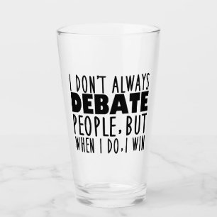 De grappige Winnaar van het Team van het Debat Glas